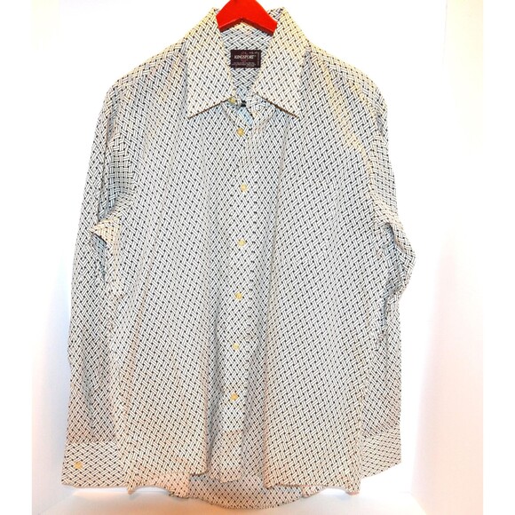 Vintage Mens Shirt Pointy Collar Kingsport Disco Retro Debonair 70s - Picture 1 of 5